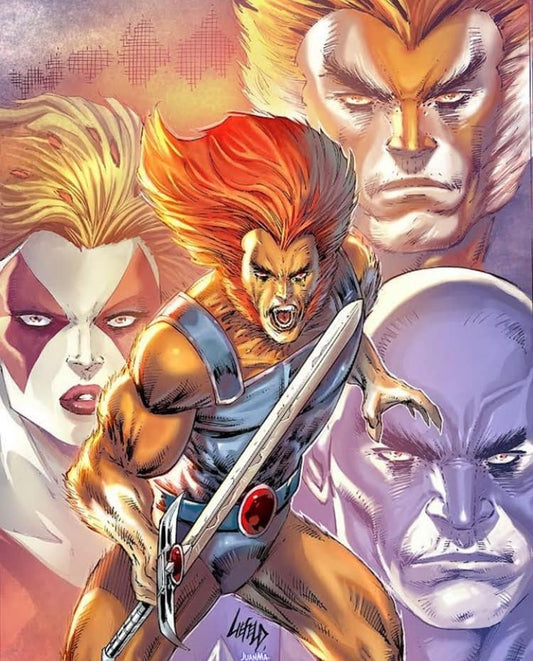 Thundercats Character Illustration Print Poster