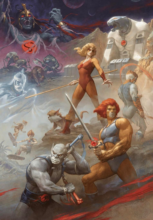 Thundercats Characters Action Scene Print Poster