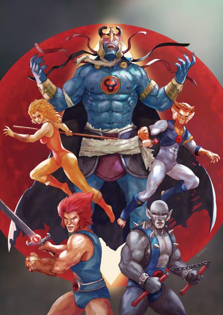 Thundercats Heroic Battle Artwork Jigsaw Puzzle