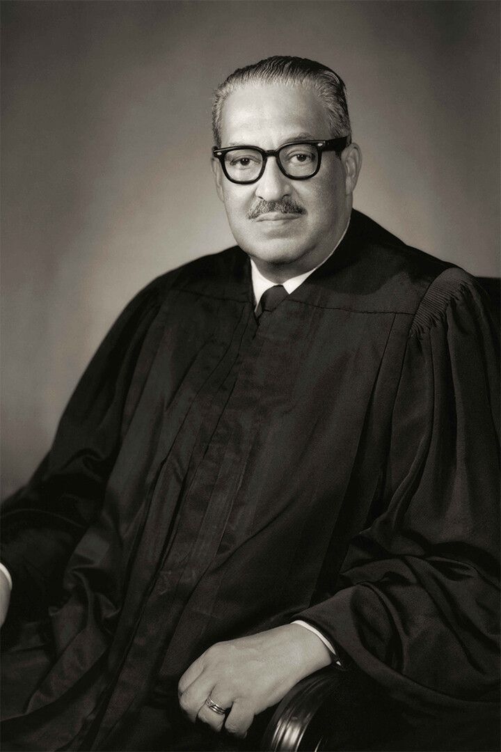 Thurgood Marshall American Lawyer Print Jigsaw Puzzle