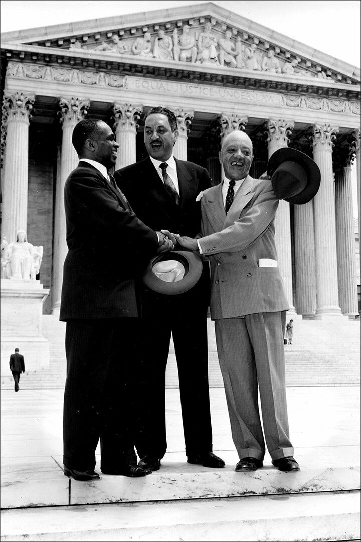 Thurgood Marshall Leaving Supreme Court Print Jigsaw Puzzle