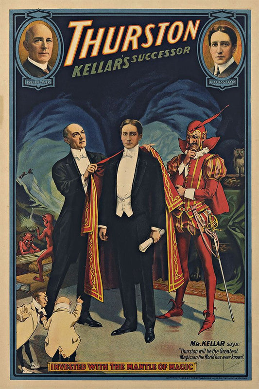 Thurston The Great Magician Vintage Style Adversiting Jigsaw Puzzle