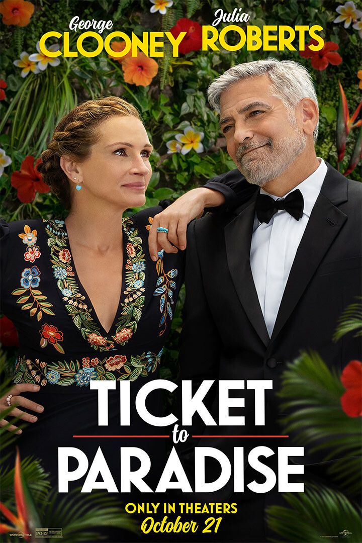 Ticket To Paradise Romantic Comedy Movie Clooney Roberts 2022 Jigsaw Puzzle