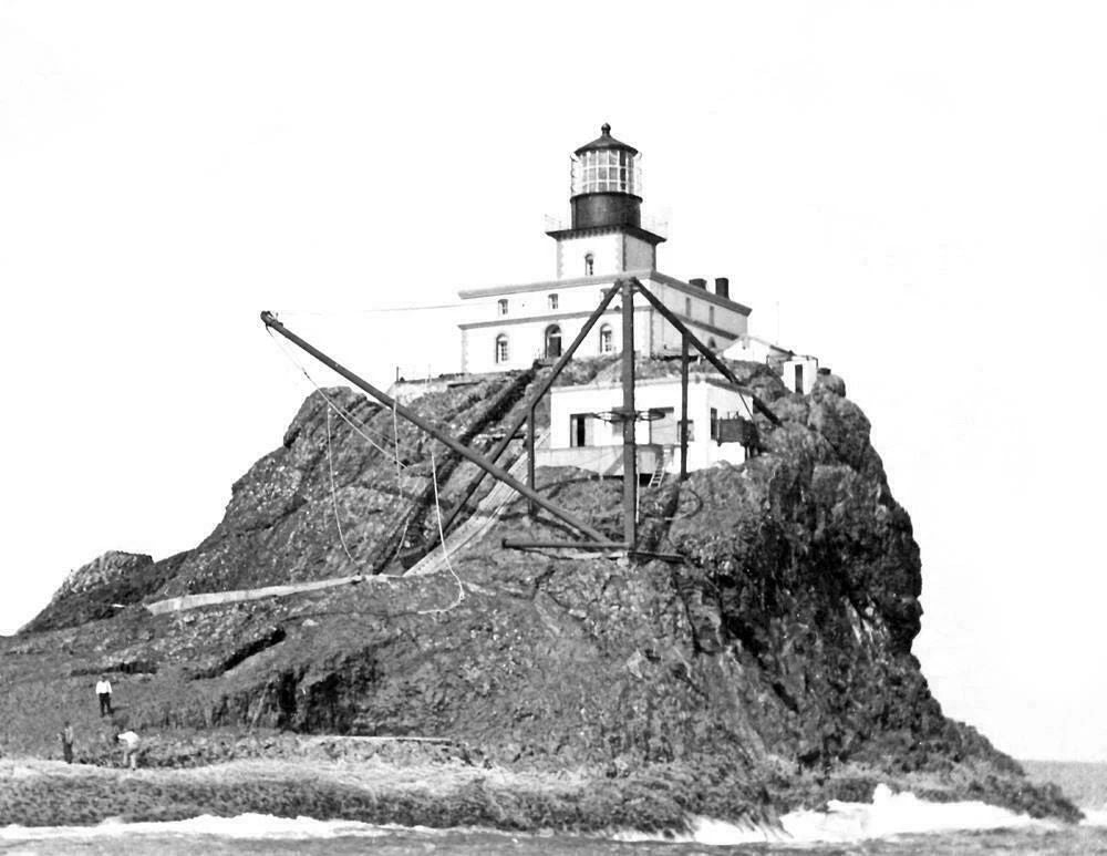 Tillamook Lighthouse Oregon Old Vintage Photo Reprint