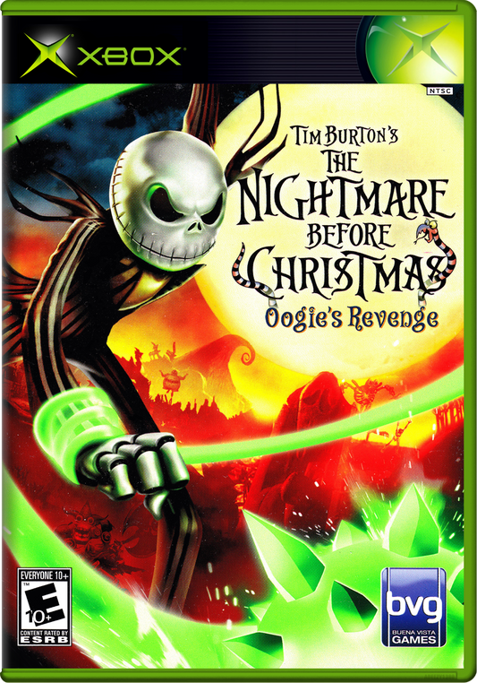 Tim Burton'S The Nightmare Before Christmas Oogie'S Revenge Xbox Print Poster