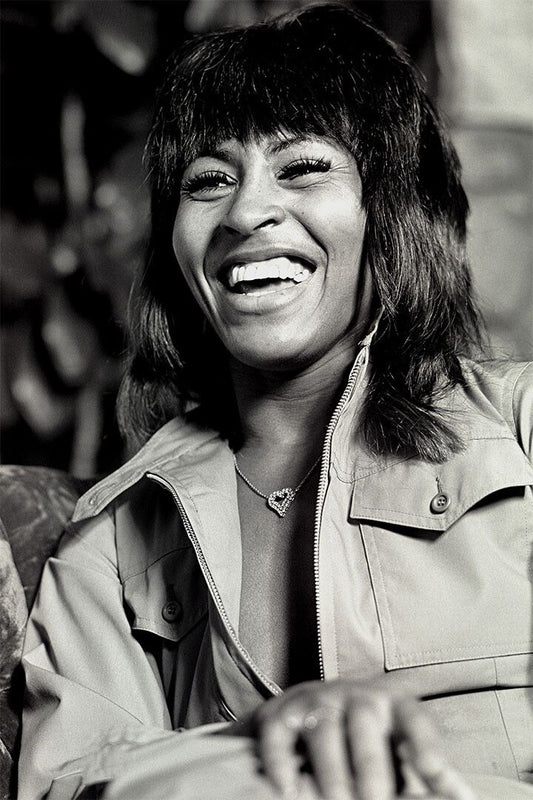 Tina Turner American Dancer Singer Black White Jigsaw Puzzle Jigsaw Puzzle