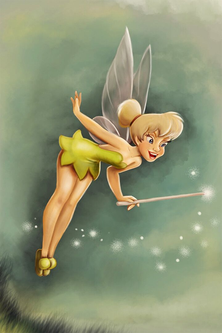 Tinker Bell Fairy Animaiton Movie Print Jigsaw Puzzle