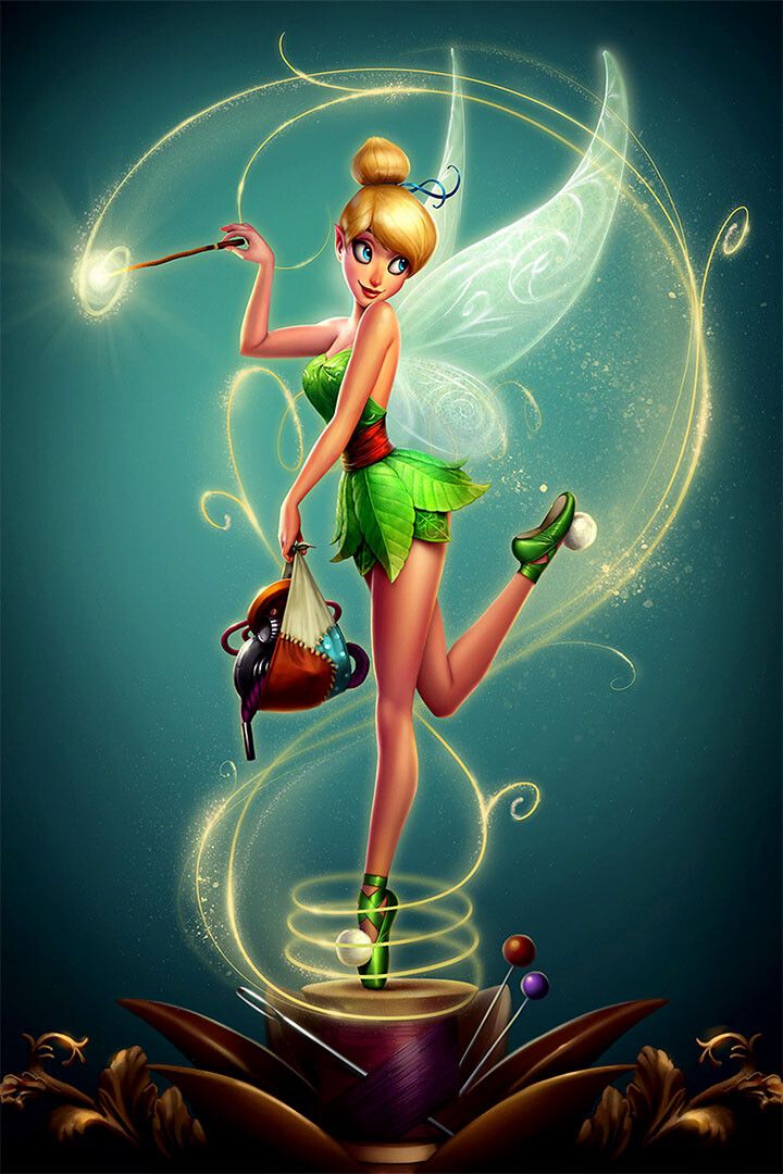 Tinki Tinkerbell Pixie Dust Animation Print Jigsaw Puzzle