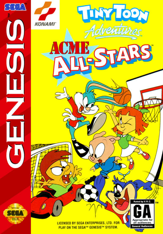 Tiny Toon Adventures Acme All Stars (Usa) Genesis Print Poster