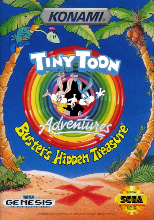 Tiny Toon Adventures Buster S Hidden Treasure (Usa) Genesis Print Poster