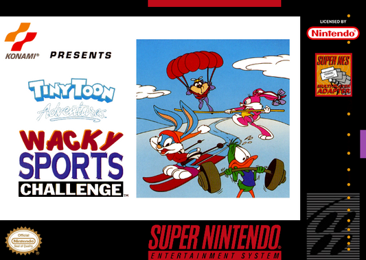 Tiny Toon Adventures Wacky Sports Challenge (Usa) Snes Print Poster