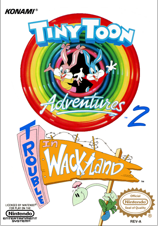 Tiny Toon Adventures 2 (Usa) (Bordered For Nes Classic Use) Nes Print Poster