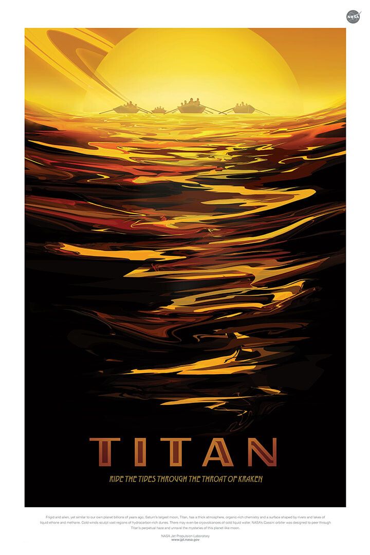 Titan Exoplanet Space Exploration Outer Space Travel Jigsaw Puzzle