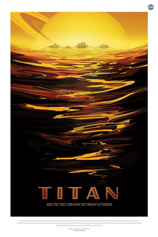 Titan Exoplanet Space Exploration Outer Space Travel Jigsaw Puzzle