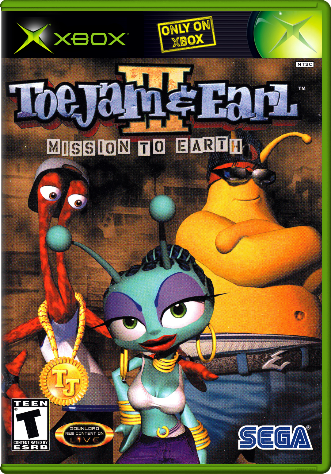 Toejam & Earl Iii Mission To Earth Xbox Print Poster