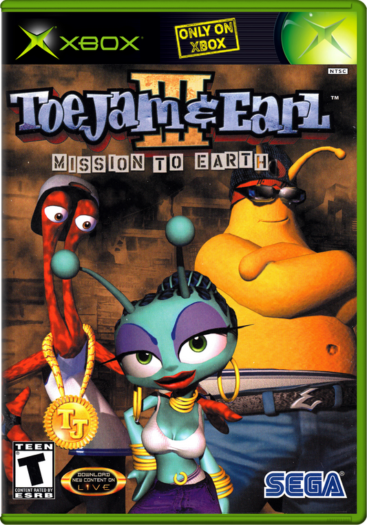 Toejam & Earl Iii Mission To Earth Xbox Print Poster