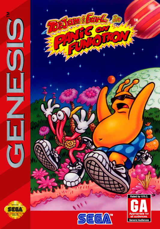 Toejam & Earl In Panic On Funkotron (Usa) Genesis Print Poster