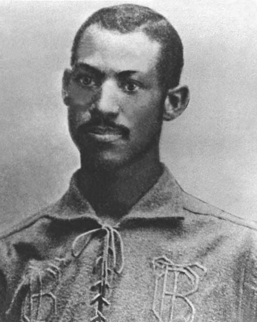 Toledo Blue Stockings Moses Fleetwood Walker Photo 1St Black Player Print