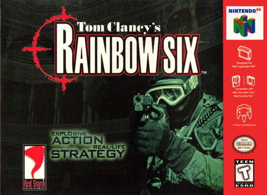 Tom Clancy S Rainbow Six N64 Print Poster