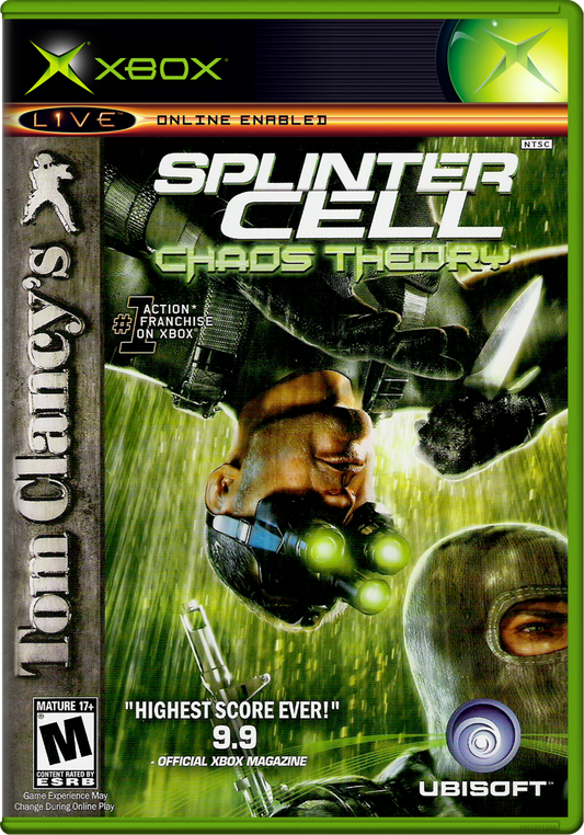Tom Clancy'S Splinter Cell Chaos Theory (Usa, Europe) Xbox Print Poster