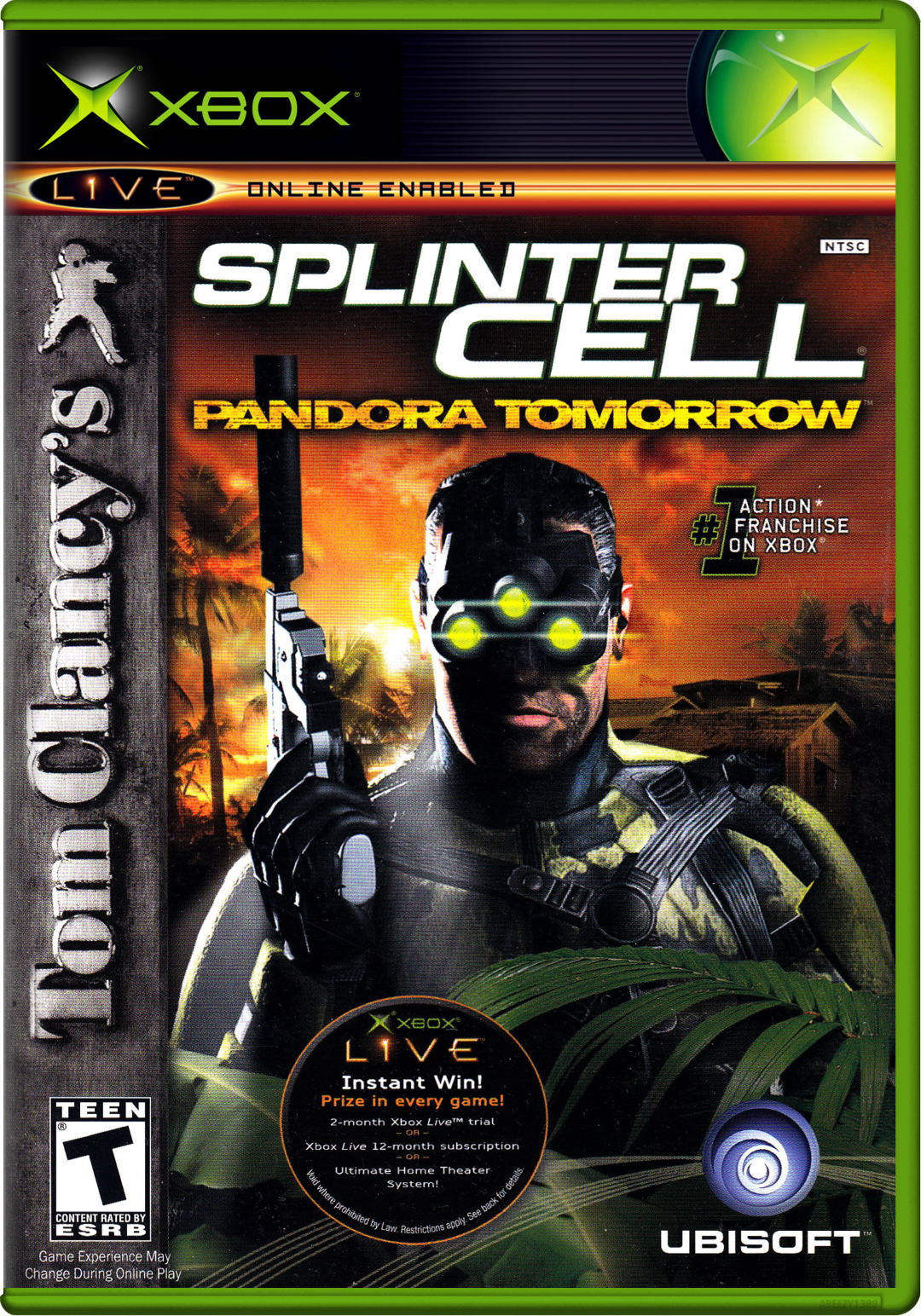 Tom Clancy'S Splinter Cell Pandora Tomorrow (Usa, Europe) Xbox Print Poster