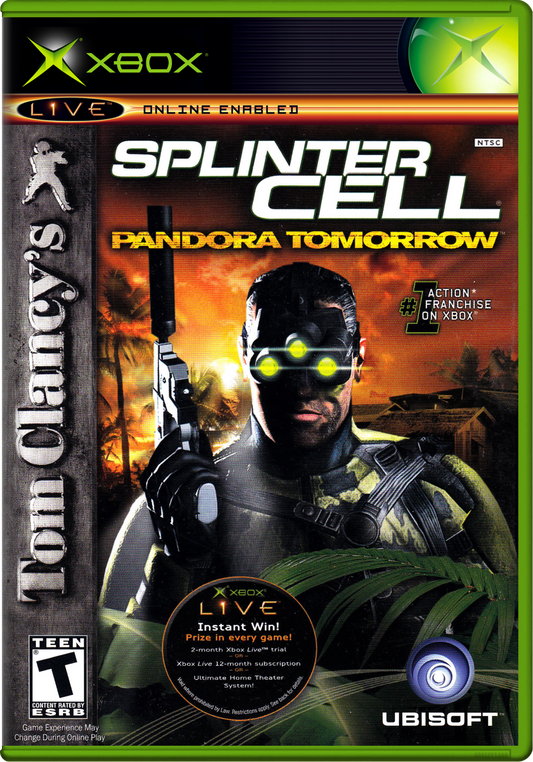 Tom Clancy'S Splinter Cell Pandora Tomorrow (Usa, Europe) Xbox Print Poster