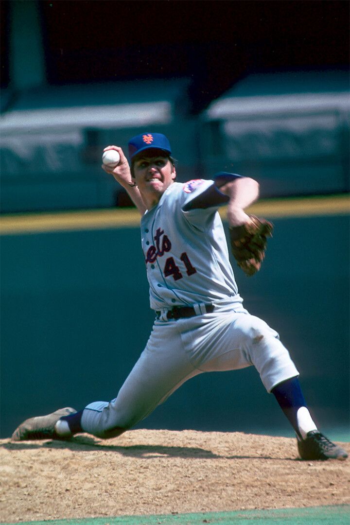 Tom Seaver Vintage American Baseball Athlete Sports Jigsaw Puzzle