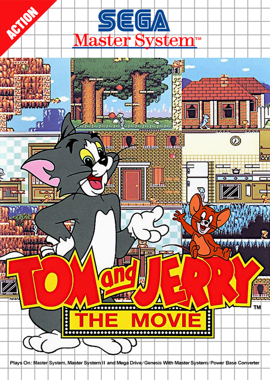 Tom And Jerry The Movie Sega Master System Print Poster