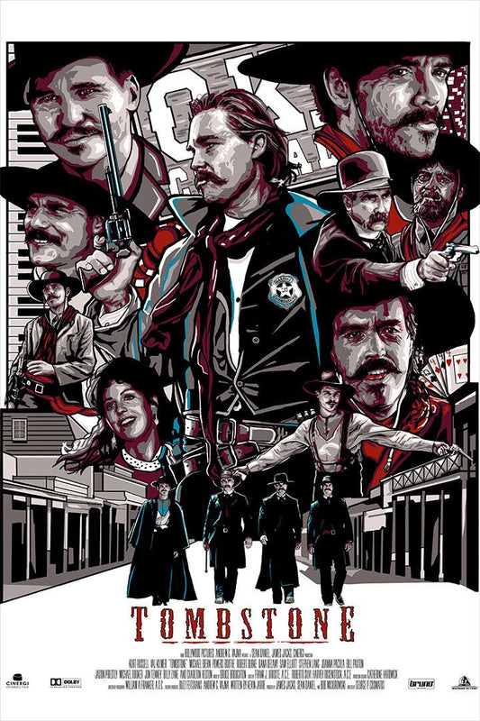 Tombstone Classic Movie Fighting Action Vintage Wall Home Decor Jigsaw Puzzle