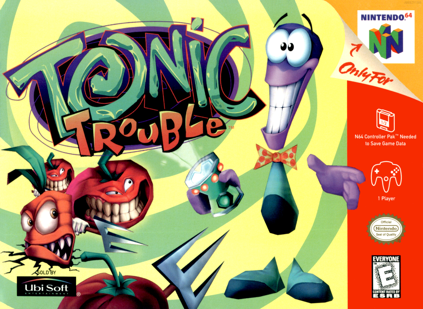 Tonic Trouble N64 Print Poster