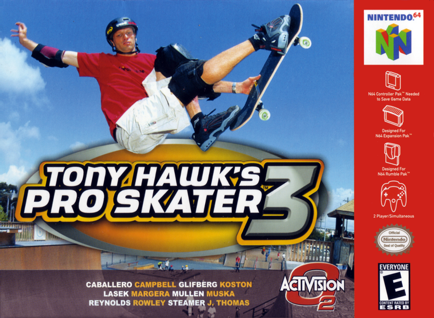 Tony Hawk S Pro Skater 3 N64 Print Poster