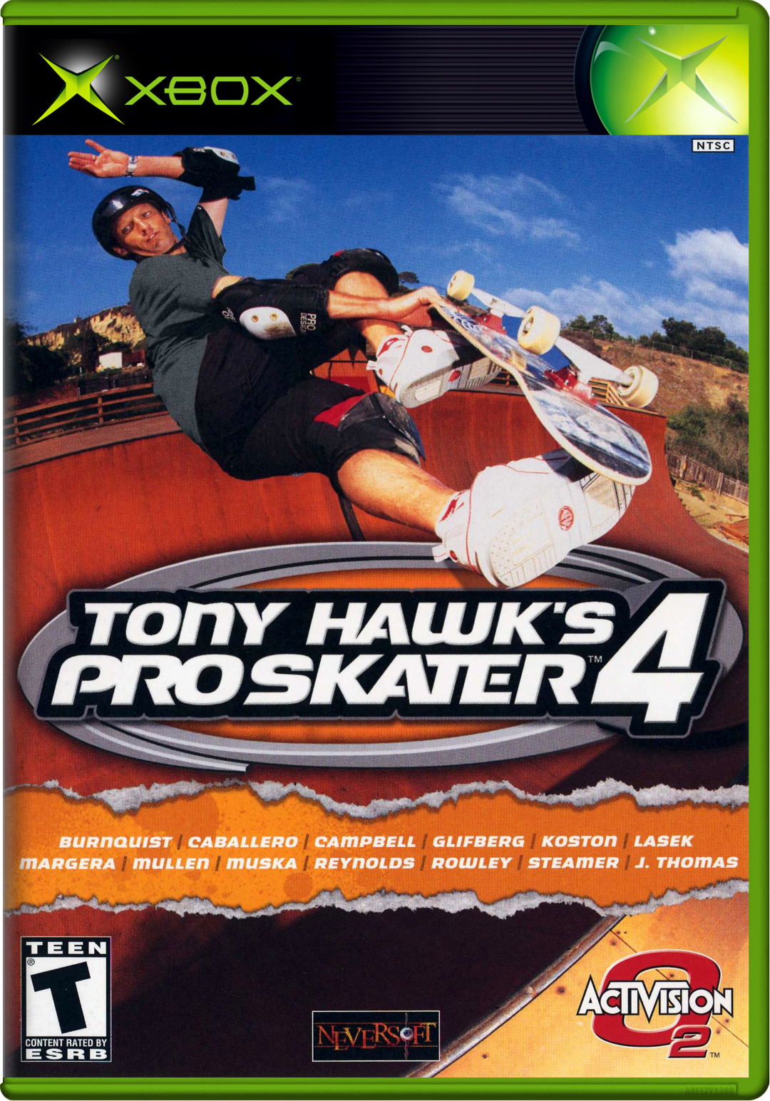 Tony Hawk'S Pro Skater 4 Xbox Print Poster