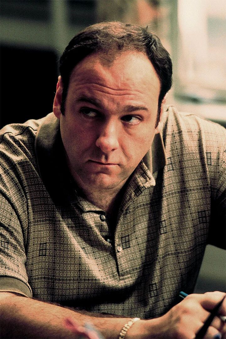 Tony Soprano Portrait The Sopranos Movie Inspired Print Keychain