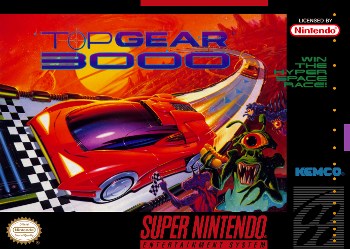 Top Gear 3000 (Usa) Snes Keychain