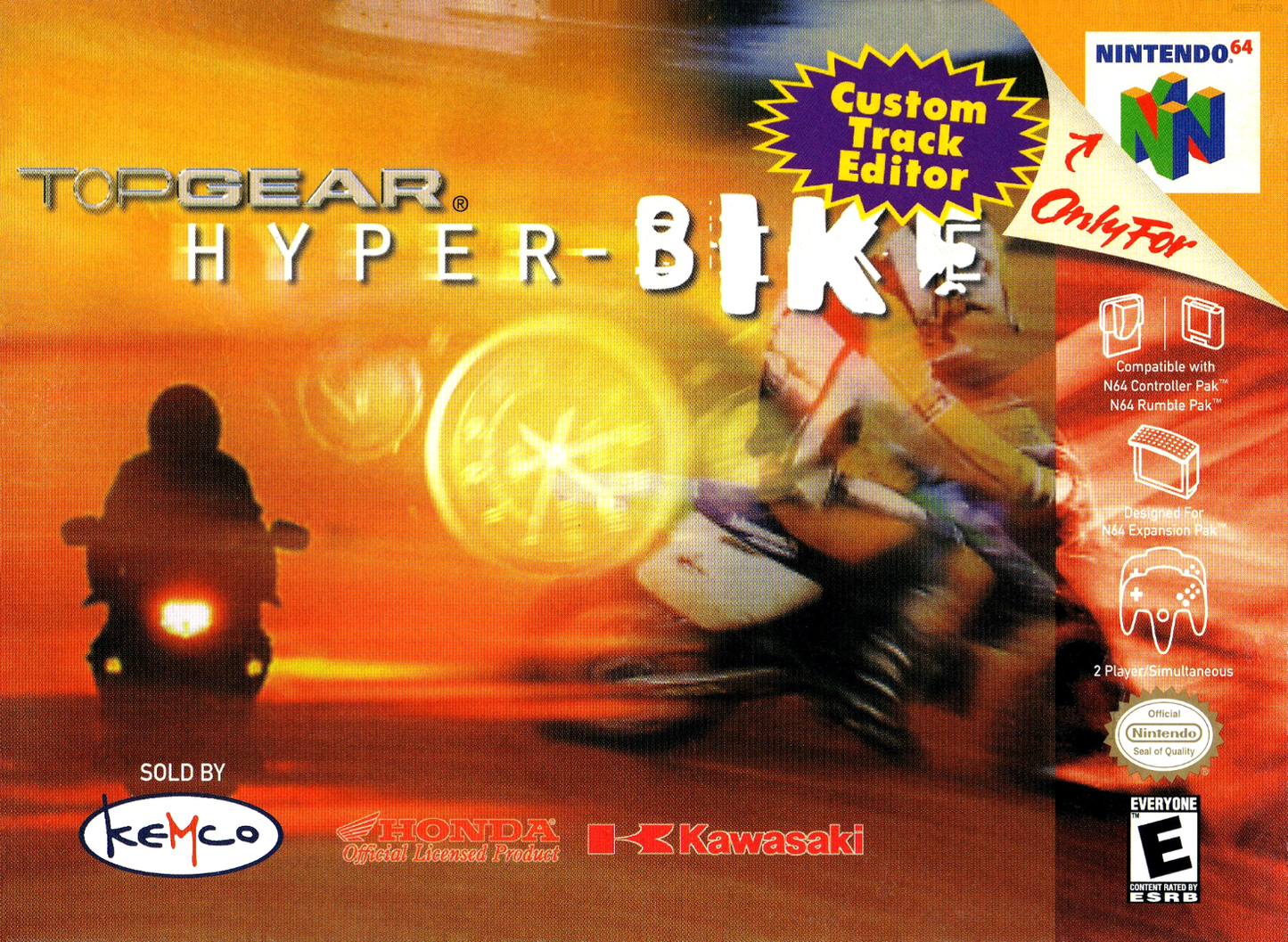 Top Gear Hyper Bike N64 Print Poster