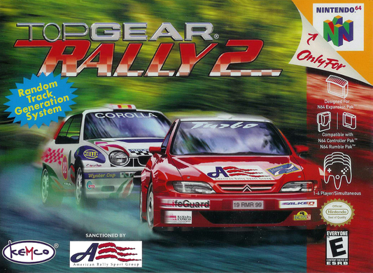 Top Gear Rally 2 N64 Print Poster