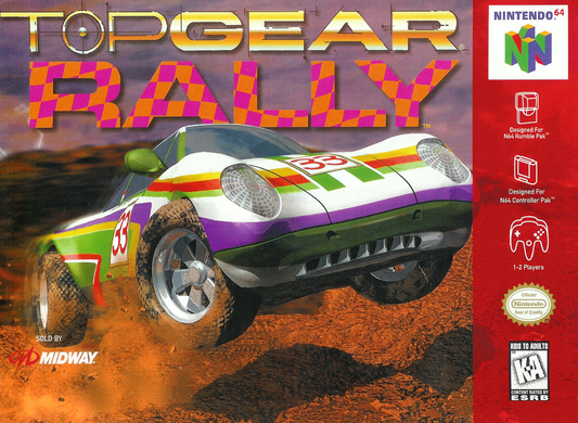 Top Gear Rally N64 Print Poster