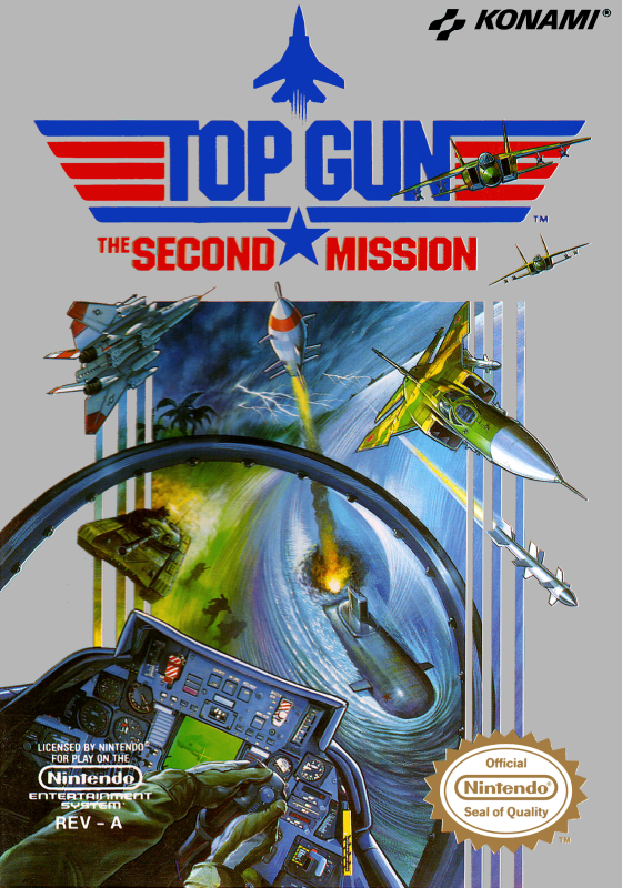 Top Gun The Second Mission (Usa) Nes Print Poster