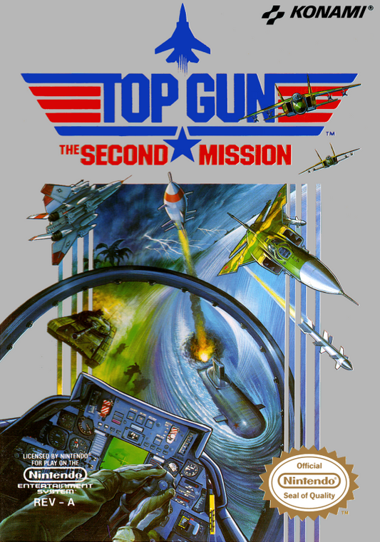 Top Gun The Second Mission (Usa) Nes Print Poster