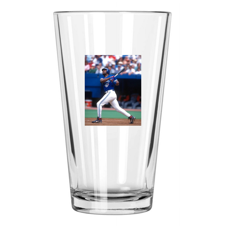Toronto Blue Jays Joe Carter Photo Baseball Pint Beer Drinking Glass