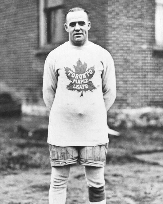 Toronto Maple Leafs King Clancy Photo Print Hockey Poster Hof 58