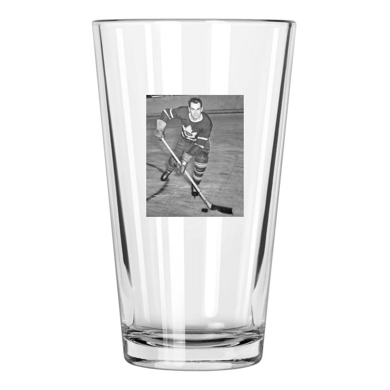 Toronto Maple Leafs Syl Apps Photo Hockey Hof 61 Pint Beer Drinking Glass