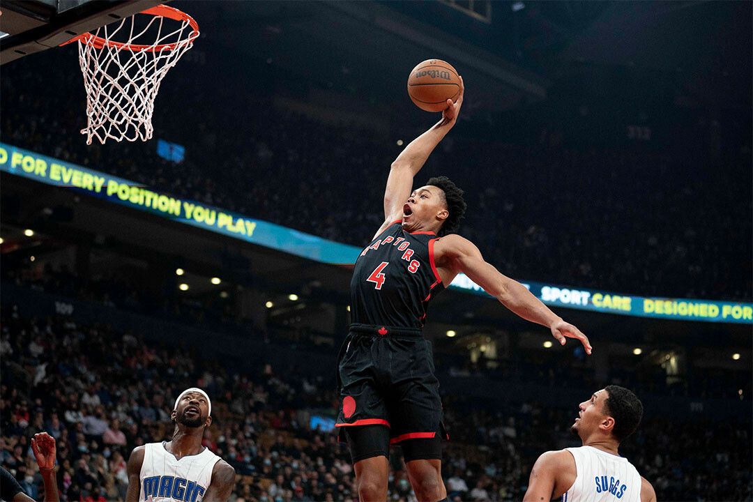 Toronto Raptors Match Scottie Barnes American Basketballer Jigsaw Puzzle