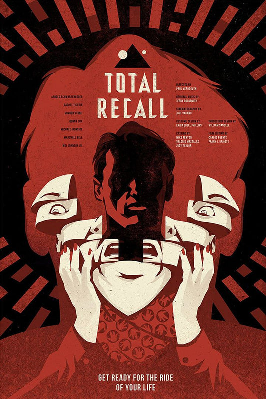 Total Recall Action Movie Print Painting Jigsaw Puzzle
