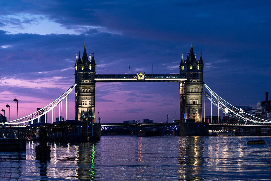 Tower Bridge London River Thames Art Wall Decor Jigsaw Puzzle