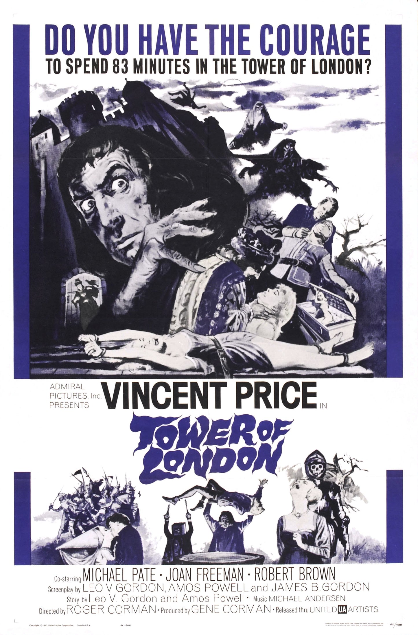 Tower Of London 1962 01 Movie Poster