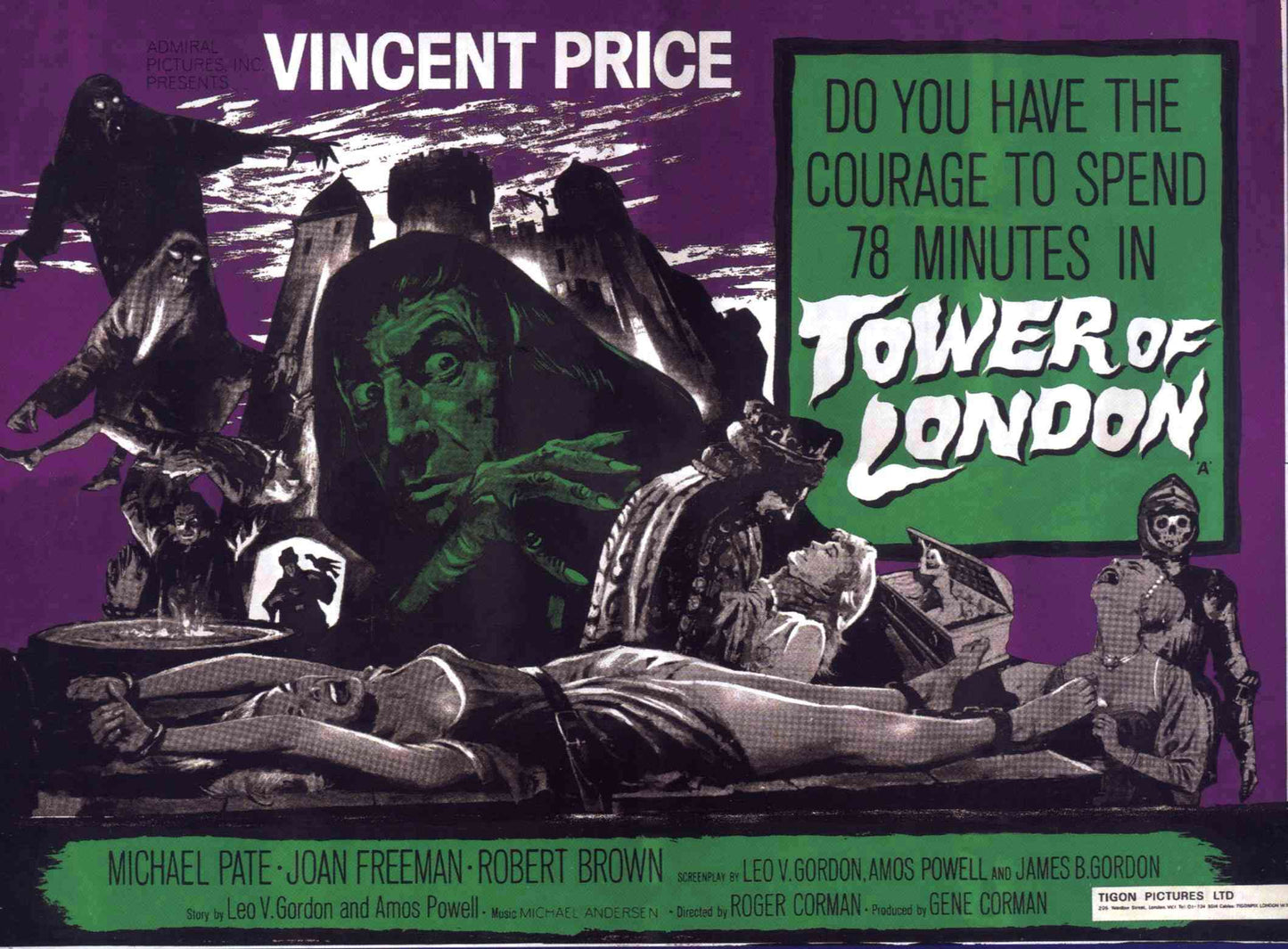 Tower Of London 1962 02 Movie Magnet