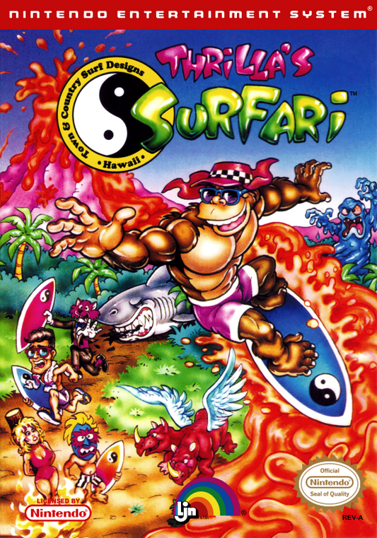 Town & Country Surf Designs Thrilla S Surfari (Usa) Nes Print Poster