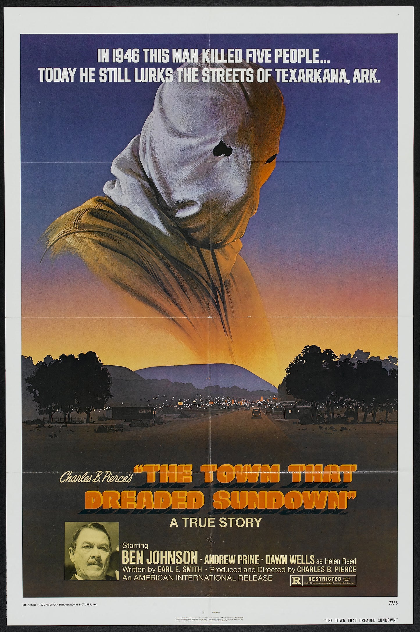 Town That Dreaded Sundown 01 Movie Magnet