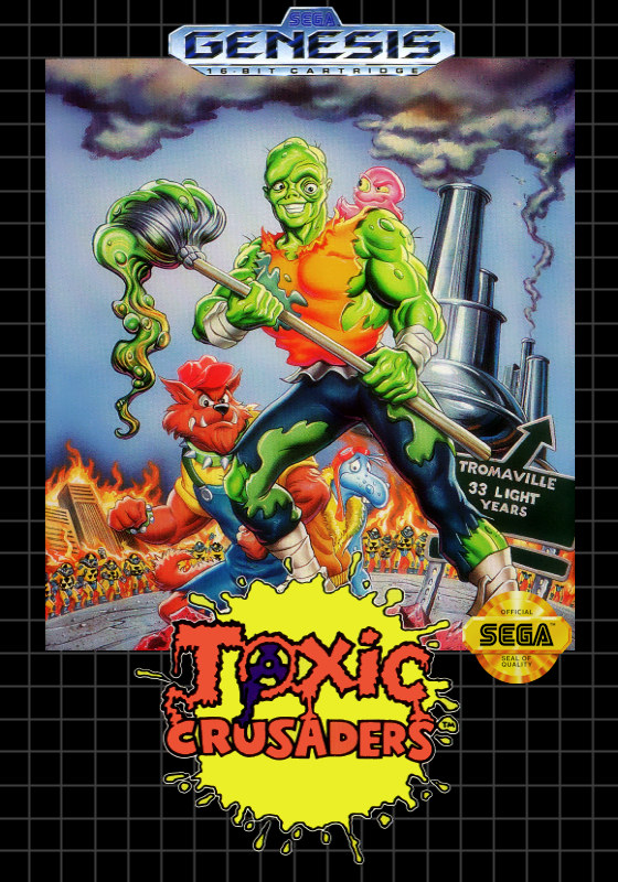 Toxic Crusaders (Usa) Genesis Print Poster
